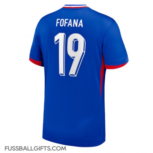 Frankreich Youssouf Fofana #19 Fußballbekleidung Heimtrikot EM 2024 Kurzarm